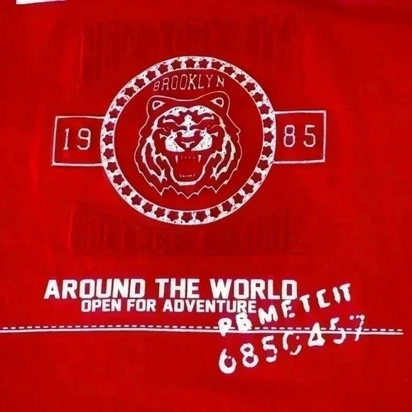 LEONIDAS SPORTWEAR COTTON T-SHIRT WITH UNIQUE PRINT NEW CONDITION - Picture 3 of 6